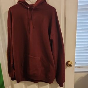 Hanes Burgundy Hoodie
